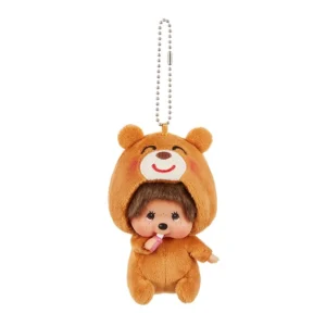 Bear IRASUTOYA x Monchhichi Keychain